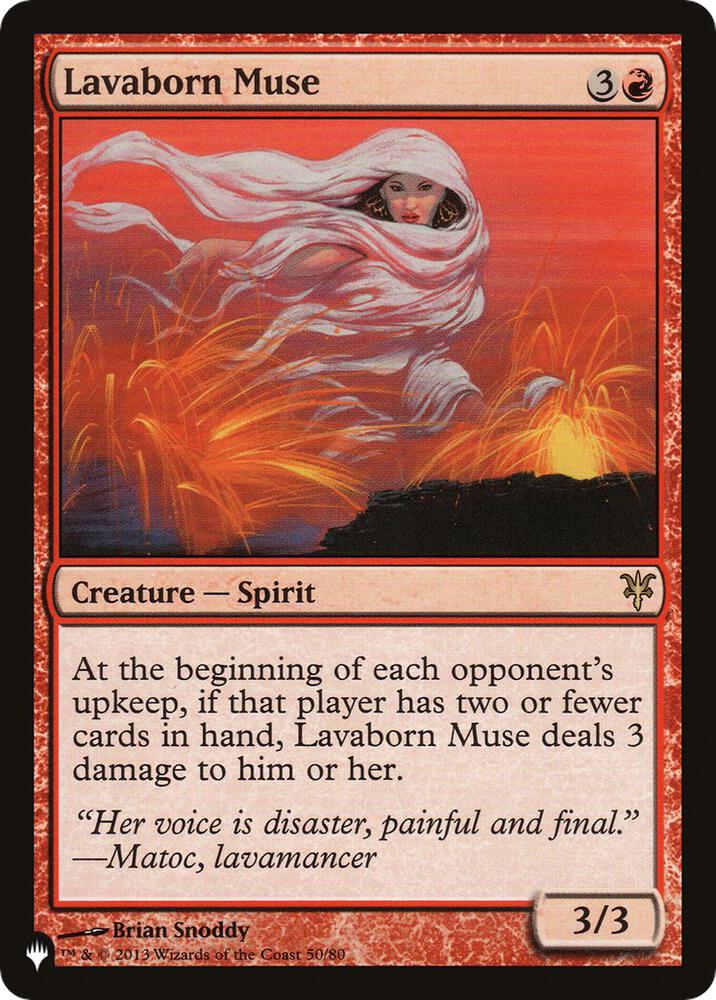 Lavaborn Muse [The List Reprints] 50/80