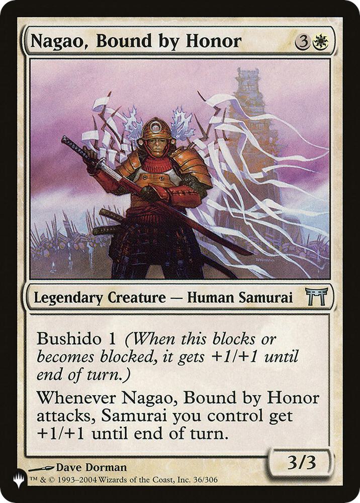 Nagao, Bound by Honor [The List Reprints] 36/306