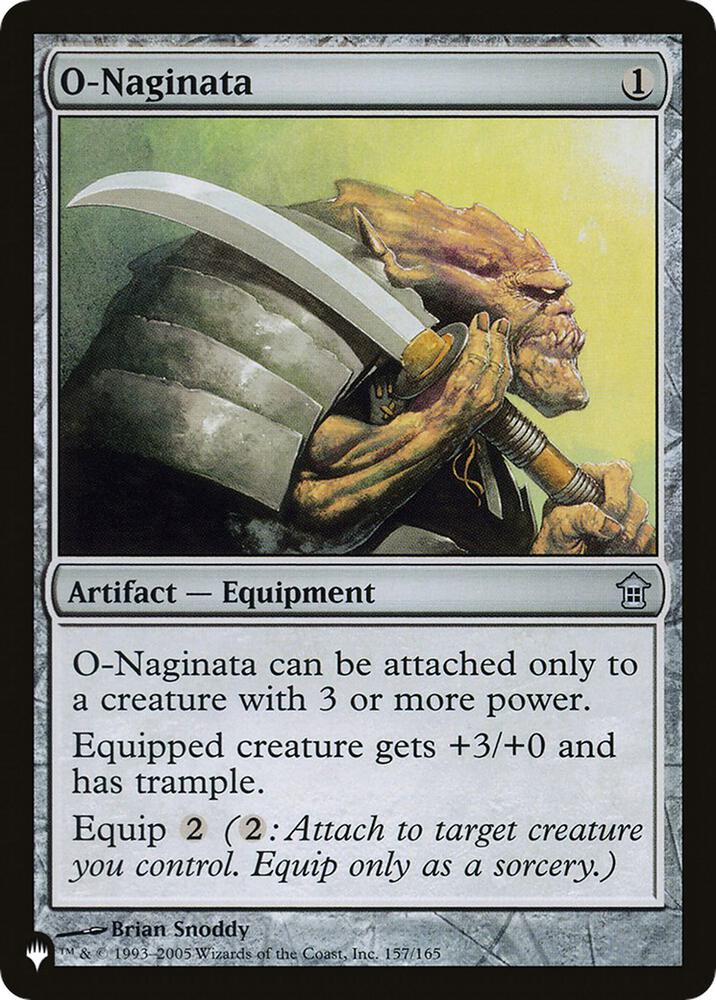 O-Naginata [The List Reprints] 157/165