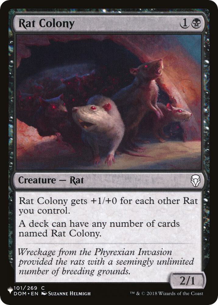 Rat Colony [The List Reprints] 101/269