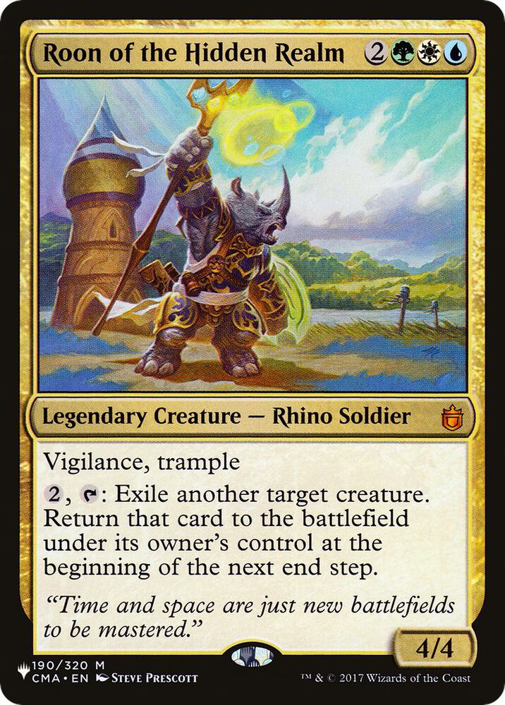 Roon of the Hidden Realm [The List Reprints] 190/320