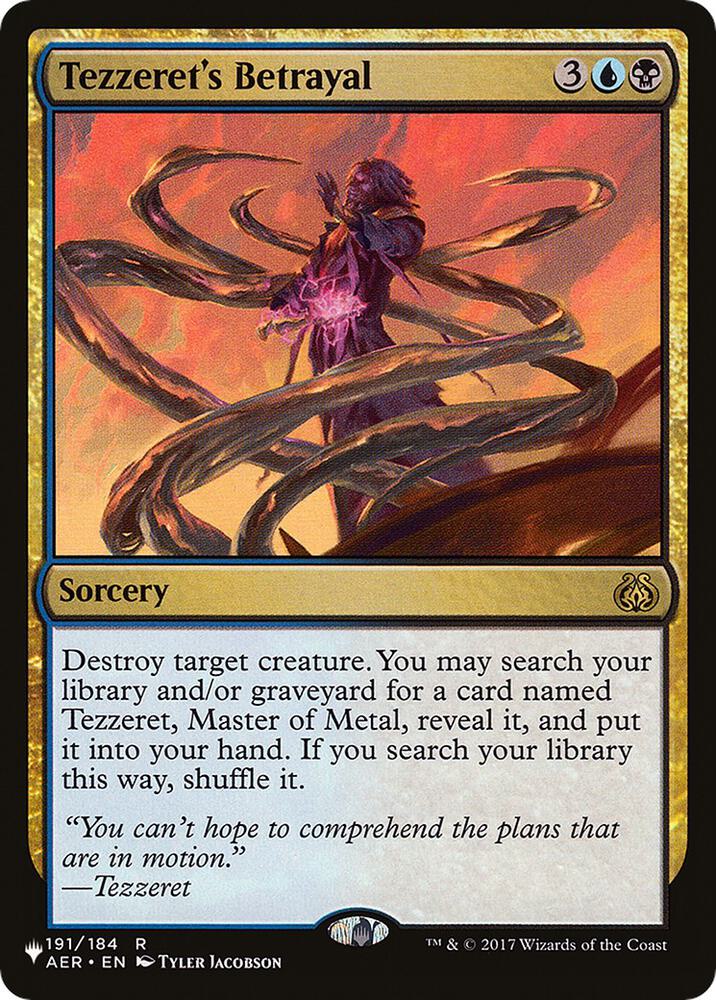 Tezzeret's Betrayal [The List Reprints] 191/184