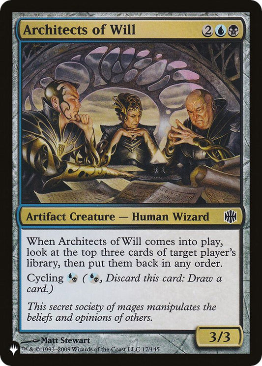 Architects of Will [The List Reprints] 17/145