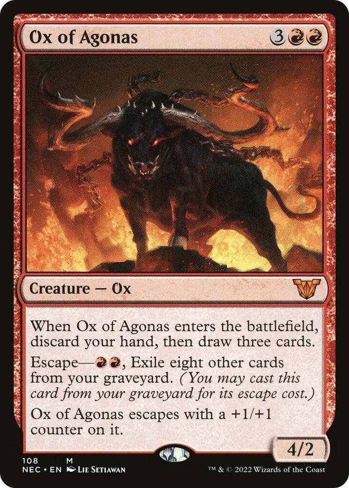 Ox of Agonas [Commander: Kamigawa: Neon Dynasty] 108