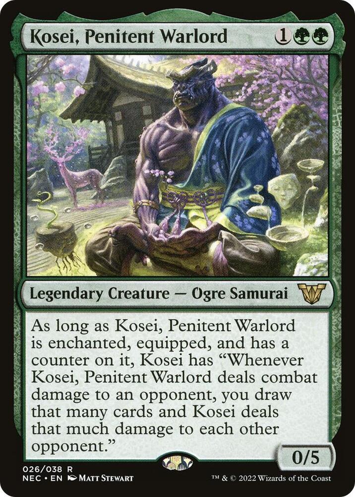 Kosei, Penitent Warlord [Commander: Kamigawa: Neon Dynasty] 26