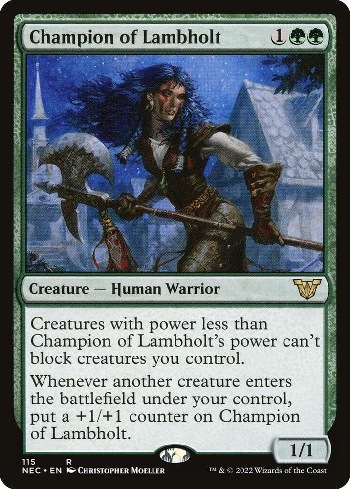 Champion of Lambholt [Commander: Kamigawa: Neon Dynasty] 115