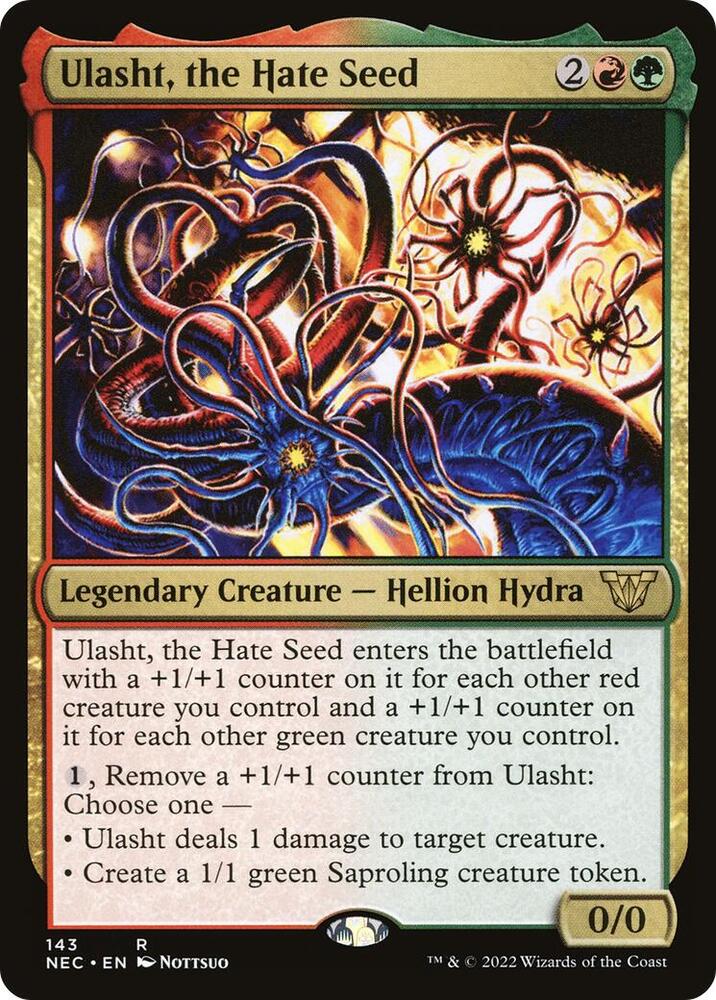 Ulasht, the Hate Seed [Commander: Kamigawa: Neon Dynasty] 143
