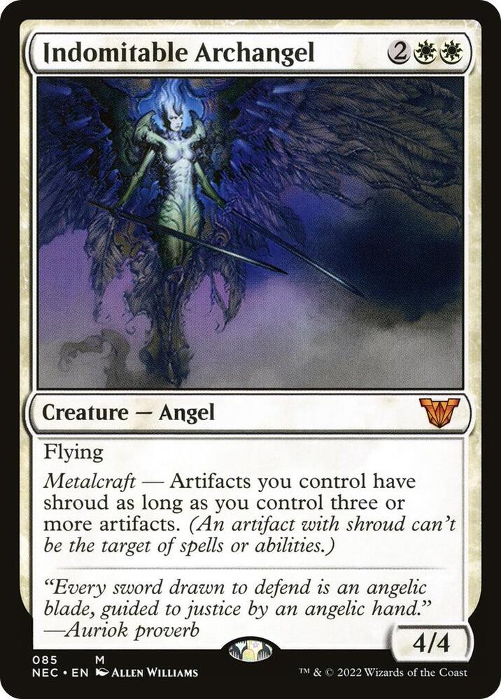 Indomitable Archangel [Commander: Kamigawa: Neon Dynasty] 85