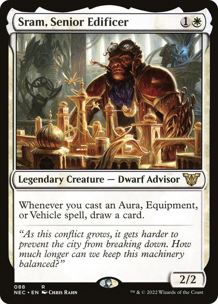Sram, Senior Edificer [Commander: Kamigawa: Neon Dynasty] 88