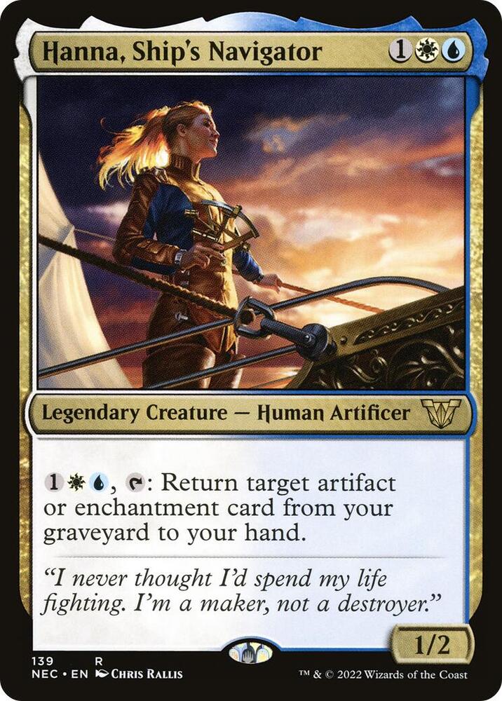 Hanna, Ship's Navigator [Commander: Kamigawa: Neon Dynasty] 139