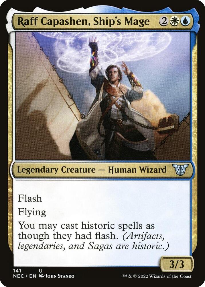 Raff Capashen, Ship's Mage [Commander: Kamigawa: Neon Dynasty] 141