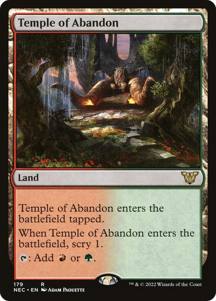 Temple of Abandon [Commander: Kamigawa: Neon Dynasty] 179