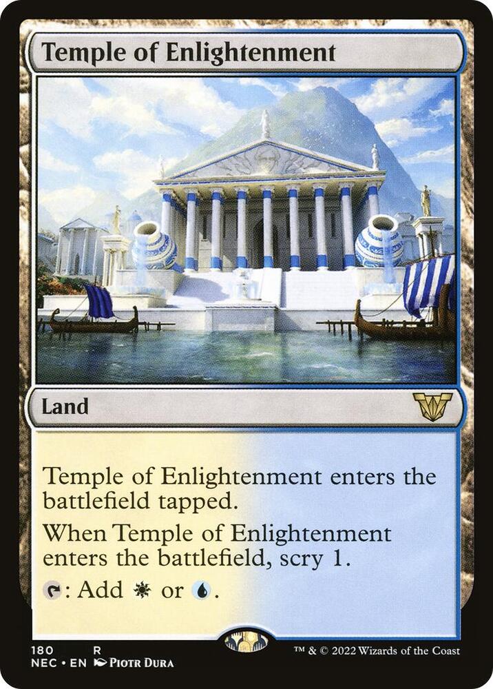 Temple of Enlightenment [Commander: Kamigawa: Neon Dynasty] 180
