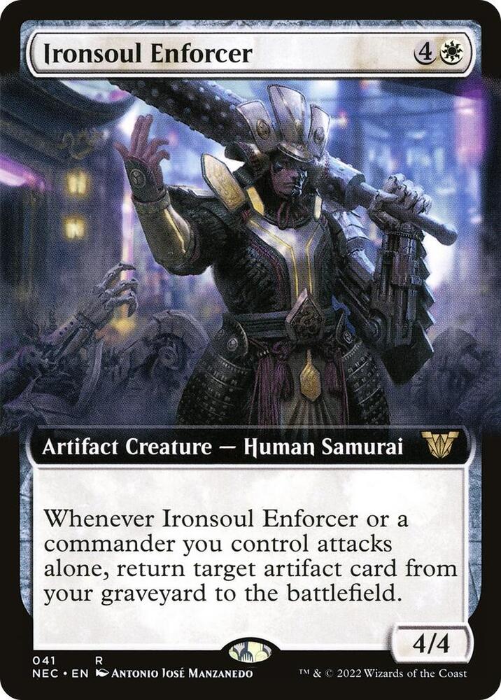 Ironsoul Enforcer (Extended Art) [Commander: Kamigawa: Neon Dynasty] 41