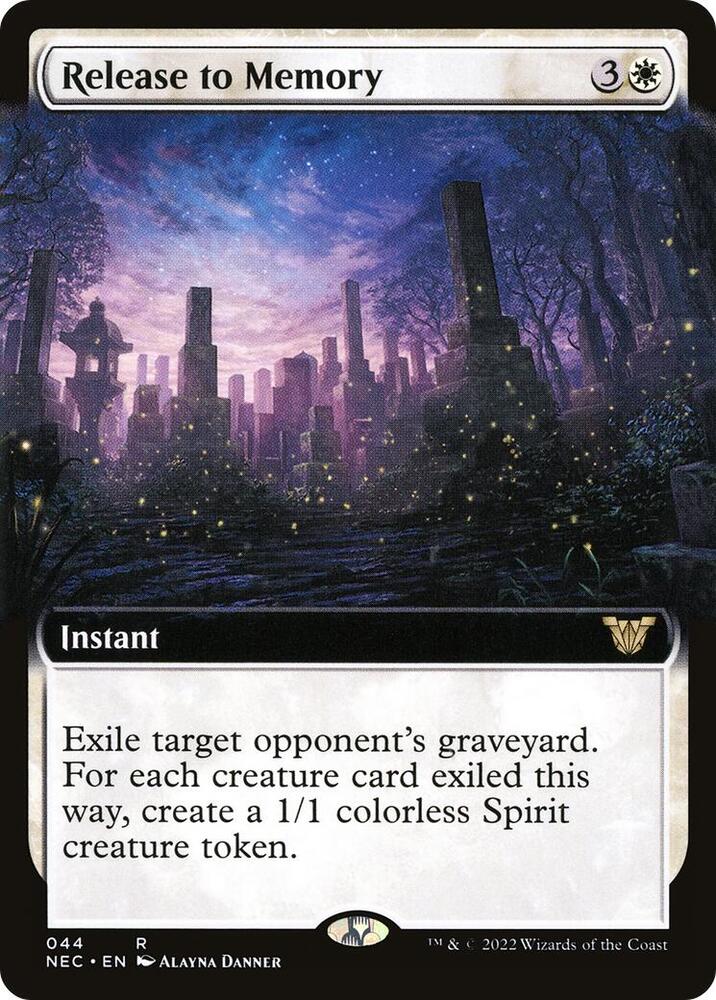 Release to Memory (Extended Art) [Commander: Kamigawa: Neon Dynasty] 44