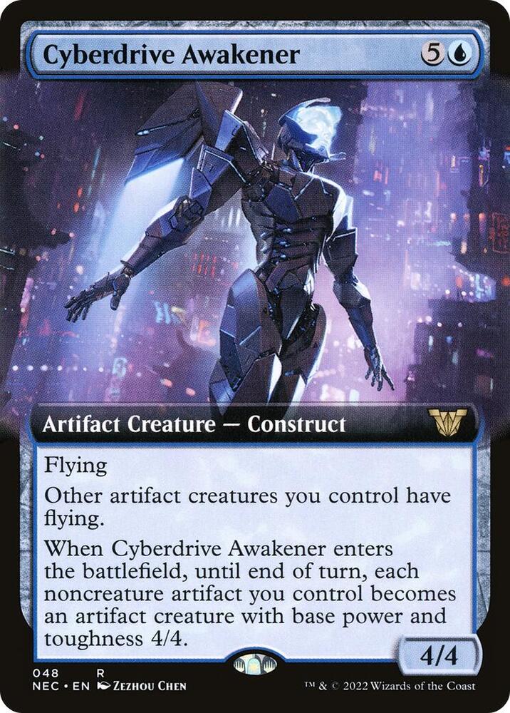 Cyberdrive Awakener (Extended Art) [Commander: Kamigawa: Neon Dynasty] 48
