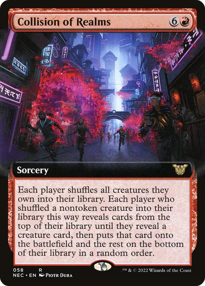 Collision of Realms (Extended Art) [Commander: Kamigawa: Neon Dynasty] 58