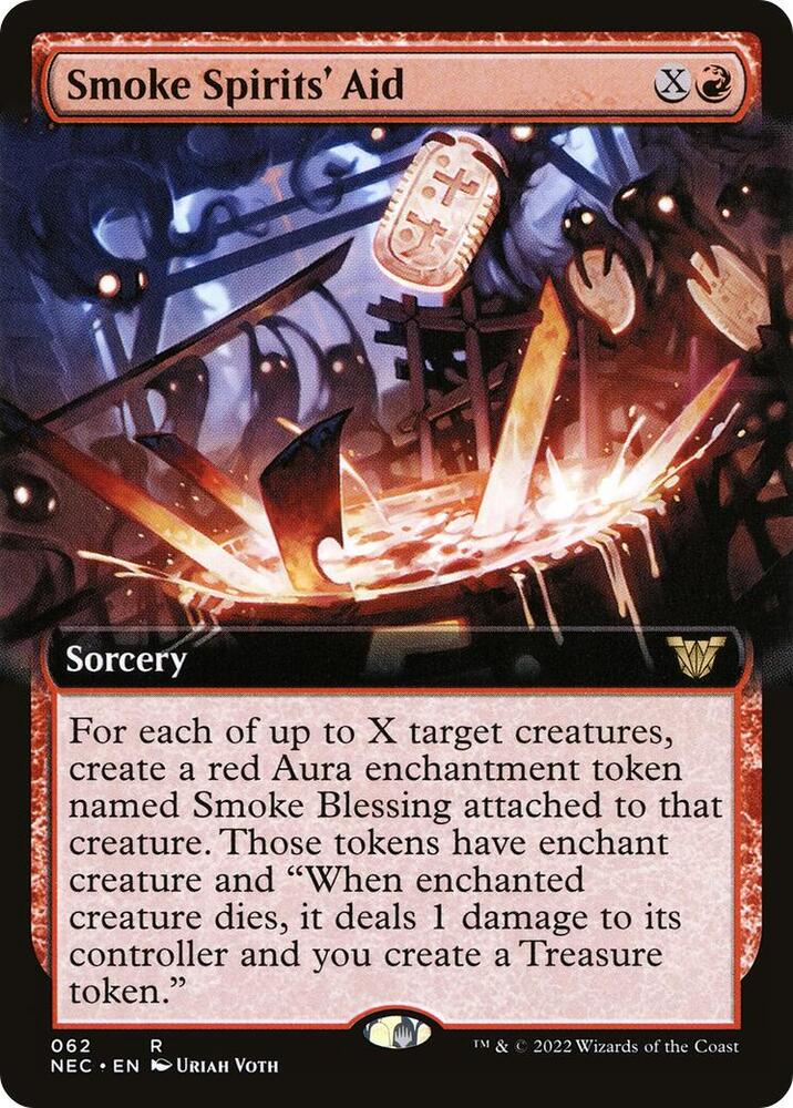 Smoke Spirits' Aid (Extended Art) [Commander: Kamigawa: Neon Dynasty] 62