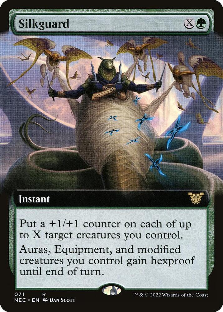 Silkguard (Extended Art) [Commander: Kamigawa: Neon Dynasty] 71