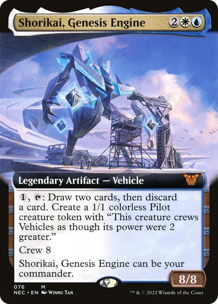 Shorikai, Genesis Engine (Extended Art) [Commander: Kamigawa: Neon Dynasty] 76