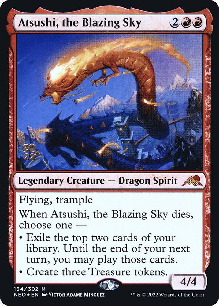 Atsushi, the Blazing Sky [Prerelease Cards] 134