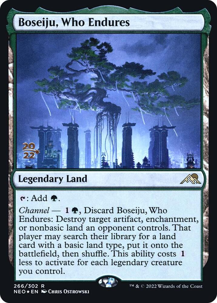 Boseiju, Who Endures [Prerelease Cards] 266