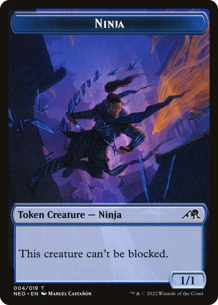 Ninja Token [Kamigawa: Neon Dynasty] 4