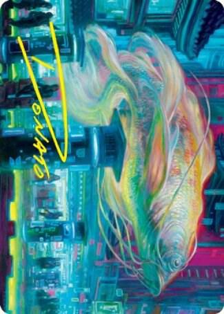 Skyswimmer Koi Art Card (Gold-Stamped Signature) [Art Series: Kamigawa: Neon Dynasty] 3