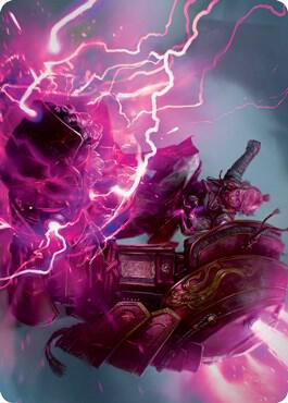 Voltage Surge Art Card [Art Series: Kamigawa: Neon Dynasty] 15