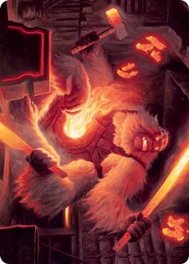 Kami of Industry Art Card [Art Series: Kamigawa: Neon Dynasty] 17