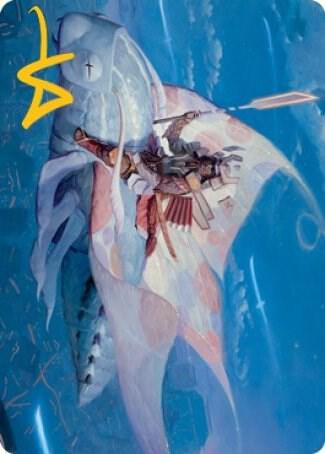 Sky-Blessed Samurai Art Card (Gold-Stamped Signature) [Art Series: Kamigawa: Neon Dynasty] 19