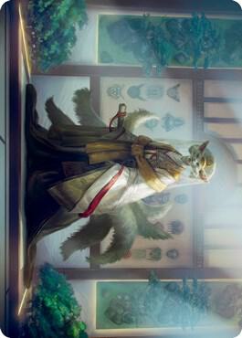 Light-Paws, Emperor's Voice Art Card [Art Series: Kamigawa: Neon Dynasty] 23