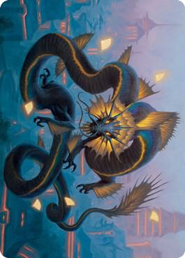 Ao, the Dawn Sky Art Card (25/81) [Art Series: Kamigawa: Neon Dynasty] 25
