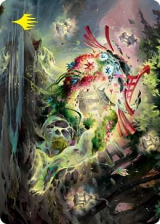 Go-Shintai of Life's Origin Art Card (Gold-Stamped Signature) [Art Series: Kamigawa: Neon Dynasty] 26