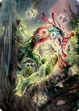 Go-Shintai of Life's Origin Art Card [Art Series: Kamigawa: Neon Dynasty] 26