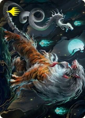 Gloomshrieker Art Card (Gold-Stamped Signature) [Art Series: Kamigawa: Neon Dynasty] 28
