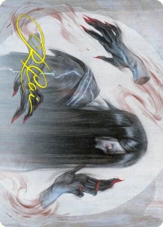 Clawing Torment Art Card (Gold-Stamped Signature) [Art Series: Kamigawa: Neon Dynasty] 32