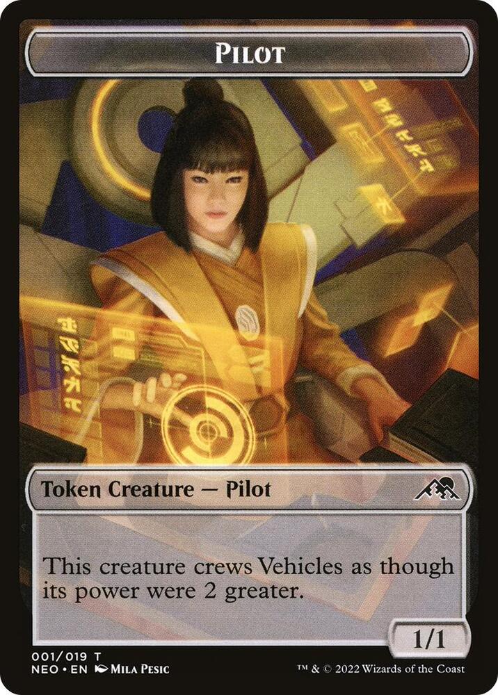 Pilot Token [Kamigawa: Neon Dynasty] 1