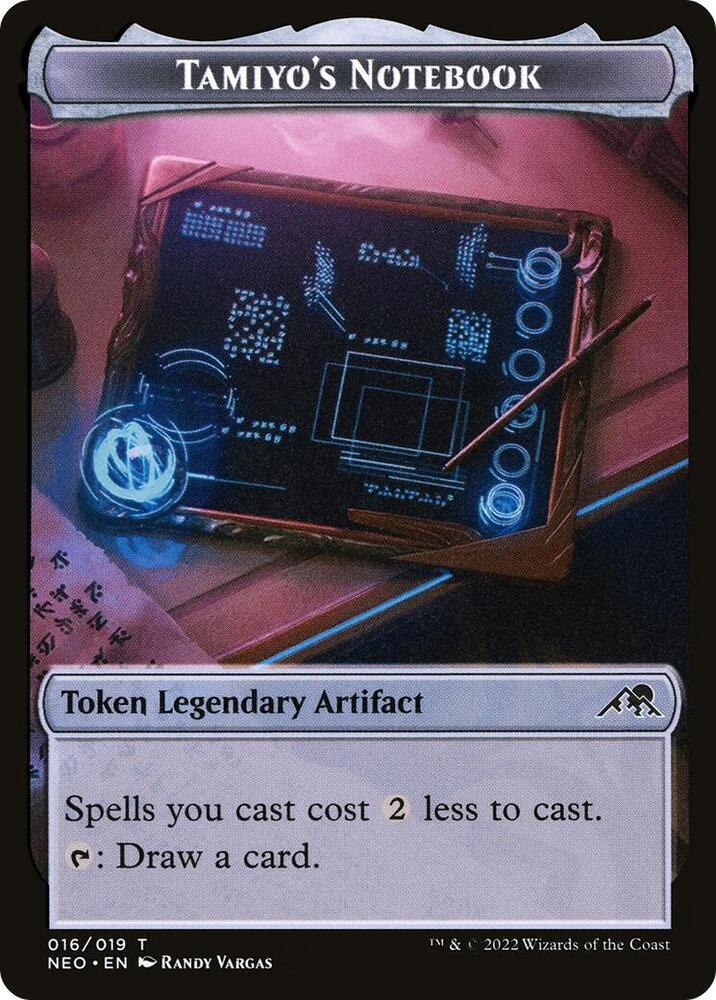 Tamiyo's Notebook Token [Kamigawa: Neon Dynasty] 16