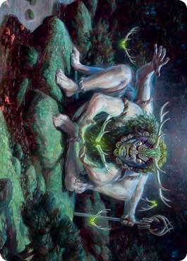 Myojin of Towering Might Art Card [Art Series: Kamigawa: Neon Dynasty] 34
