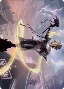 Naomi, Pillar of Order Art Card [Art Series: Kamigawa: Neon Dynasty] 35