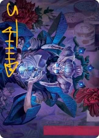 Tameshi, Reality Architect Art Card (36/81) (Gold-Stamped Signature) [Art Series: Kamigawa: Neon Dynasty] 36