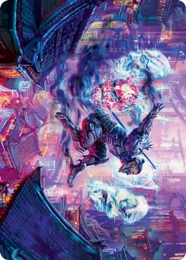 Thousand-Faced Shadow Art Card [Art Series: Kamigawa: Neon Dynasty] 37