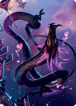Junji, the Midnight Sky Art Card (38/81) [Art Series: Kamigawa: Neon Dynasty] 38