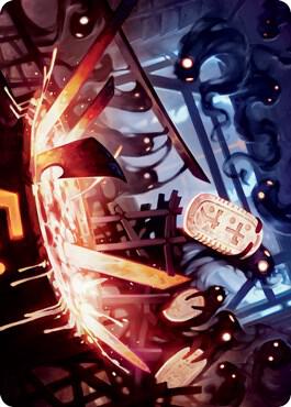 Smoke Spirits' Aid Art Card [Art Series: Kamigawa: Neon Dynasty] 41