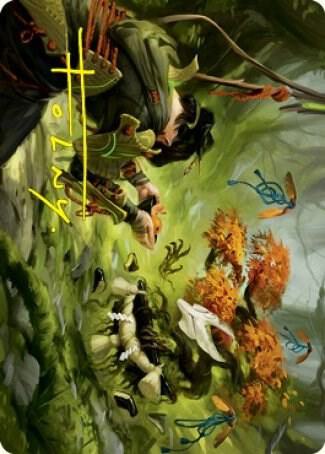 Commune with Spirits Art Card (Gold-Stamped Signature) [Art Series: Kamigawa: Neon Dynasty] 40