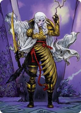 The Wandering Emperor Art Card (49/81) [Art Series: Kamigawa: Neon Dynasty] 49