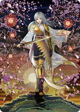 The Wandering Emperor Art Card (50/81) [Art Series: Kamigawa: Neon Dynasty] 50