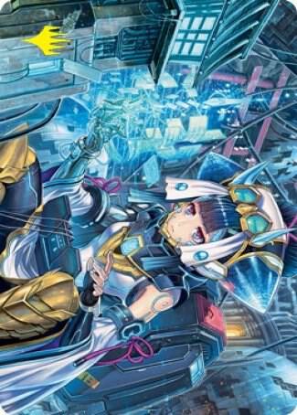 Covert Technician Art Card (Gold-Stamped Signature) [Art Series: Kamigawa: Neon Dynasty] 51