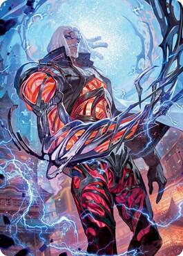 Tezzeret, Betrayer of Flesh Art Card [Art Series: Kamigawa: Neon Dynasty] 54
